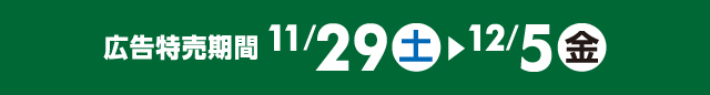 広告特売期間